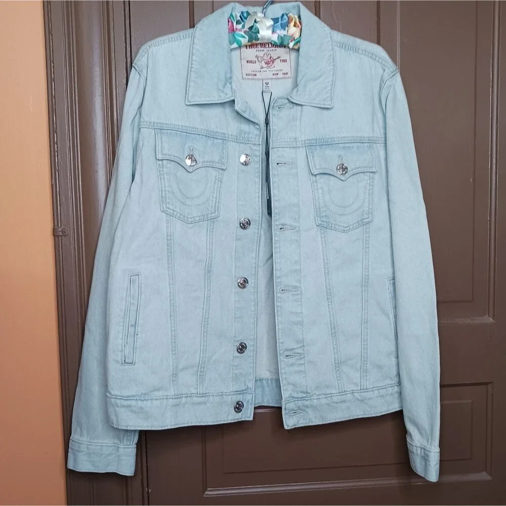 True Religion Men's Trucker Jean Jacket size M